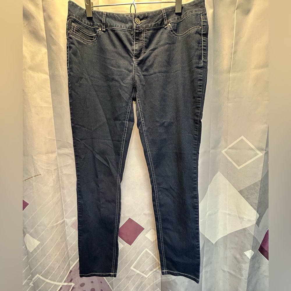Maurices Dark Blue Skinny Jeans